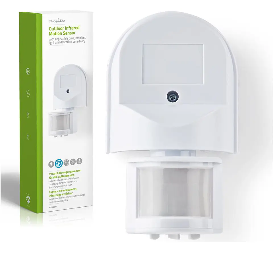 Detector de Movimento PIR P/ Exterior NEDIS 1