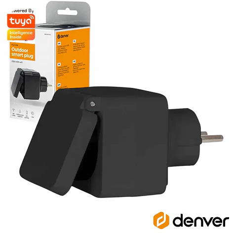 Tomada Elétrica Schuko Smart Home Wifi TUYA DENVER