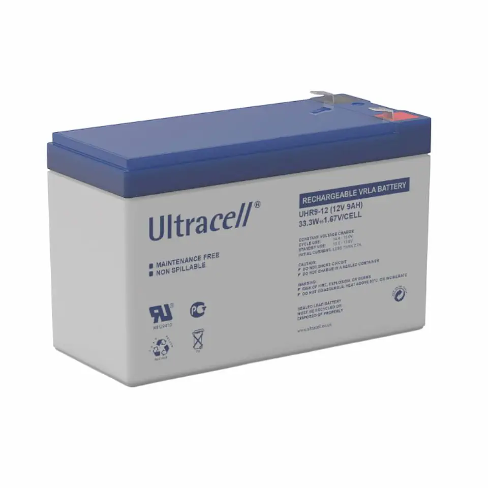 Bateria Chumbo High Rated 12V 9A AGM Ideal P/ UPS 1