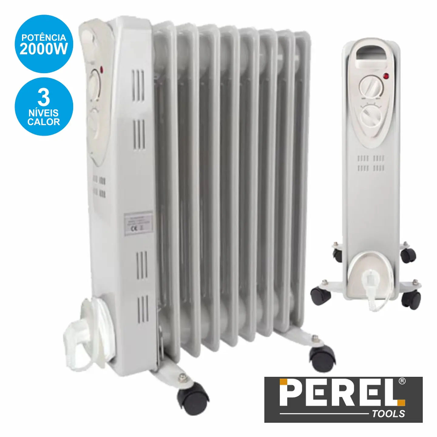 RADIADOR A ÓLEO 2000W 9 ELEMENTOS PEREL 1