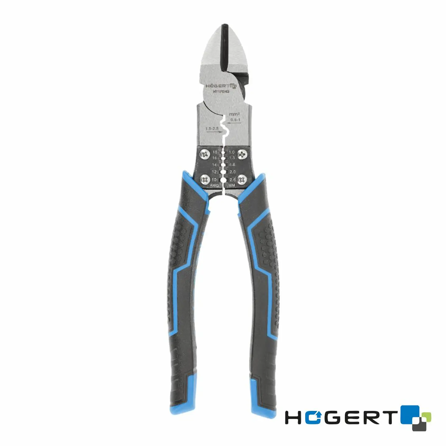 Alicate de Corte E Descarnar 6 em 1 HOGERT 1