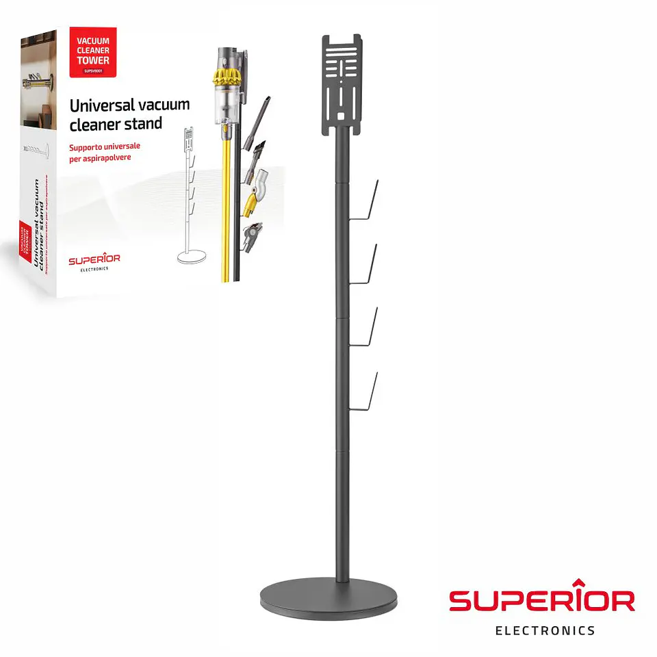 Suporte p/ Aspirador Vertical e Acessórios SUPERIOR 1