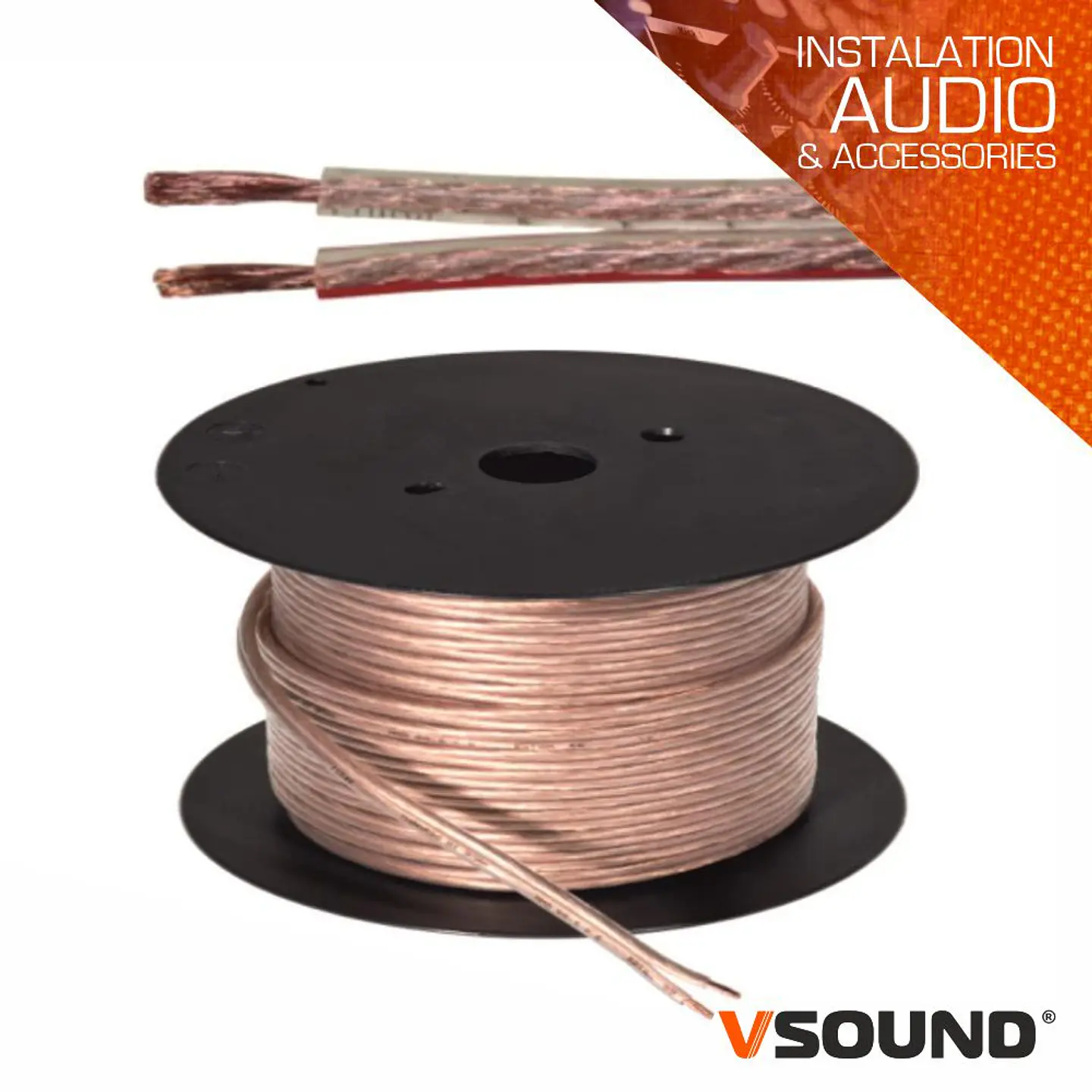 CABO COLUNA 2X4.00MM TRANSPARENTE PARALELO VSOUND 1