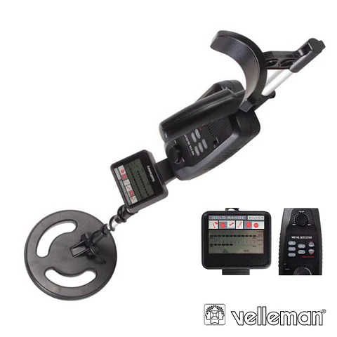 DETECTOR DE METAIS C/ VISOR LCD VELLEMAN