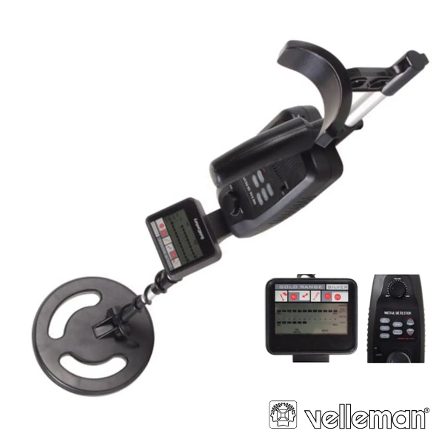 DETECTOR DE METAIS C/ VISOR LCD VELLEMAN 1