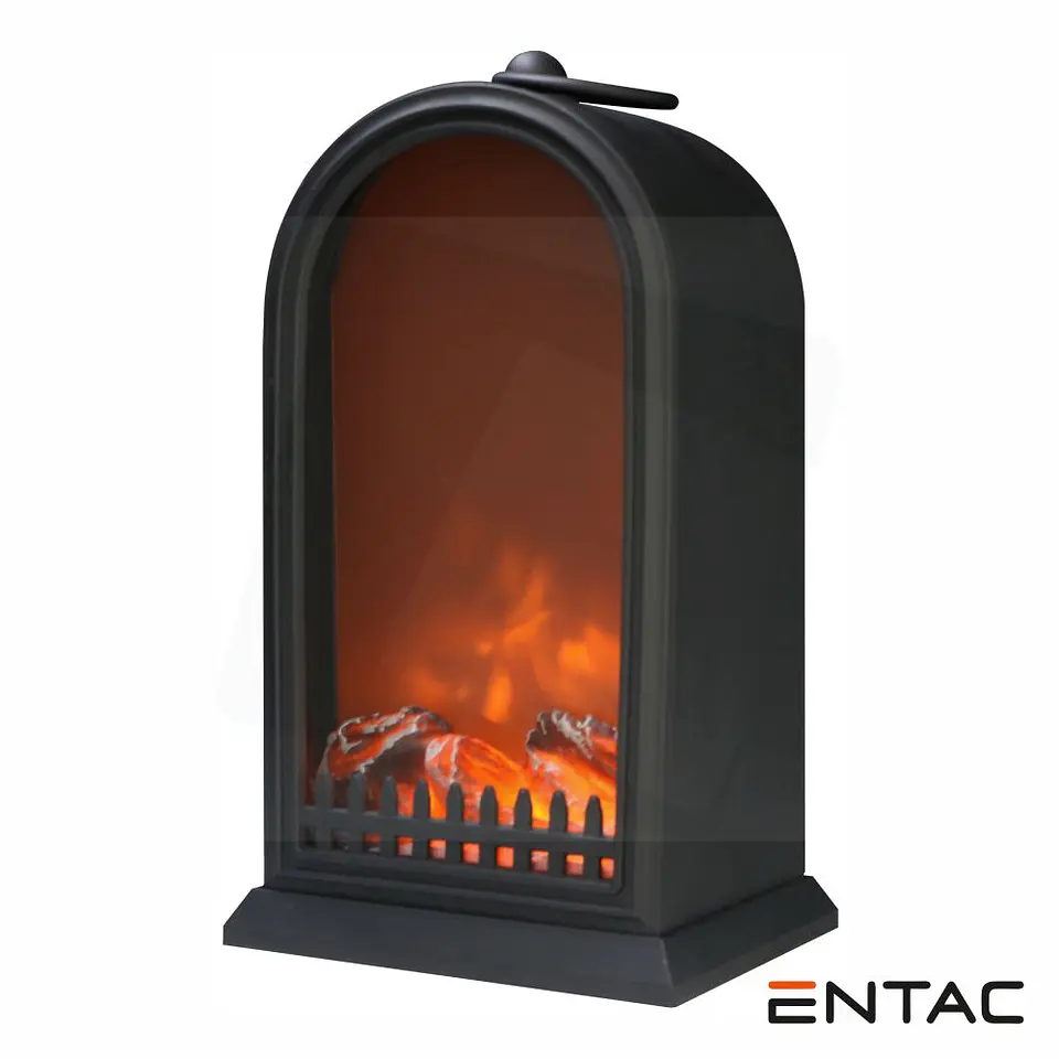 Lareira Decorativa LED a pilhas 25cm ENTAC 1