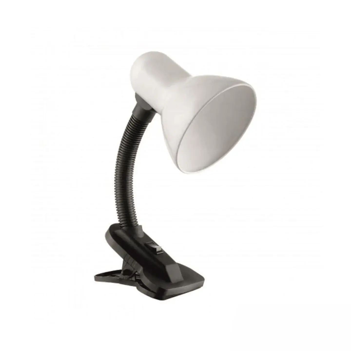 Candeeiro Secretária 1xE27 40W C/ Mola Branco ORNO 1