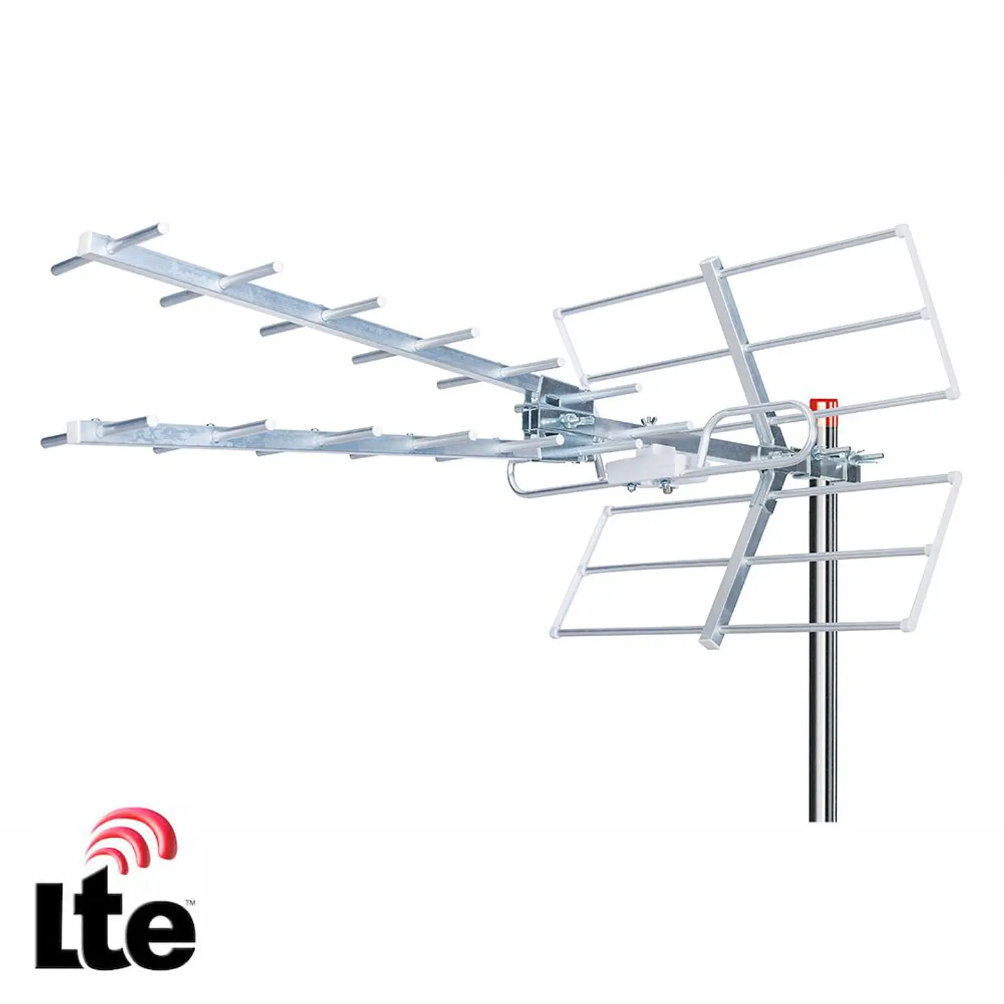 Antena Tdt Exterior UHF 15 Elementos 13db Filtro Lte 5G 1