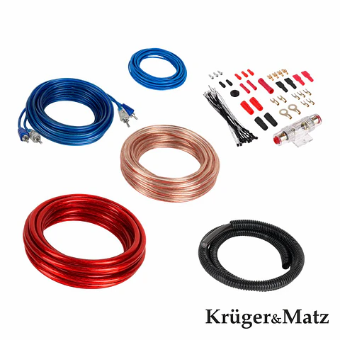 Kit De Cabos Completo P/ Amplificador/Colunas 60A