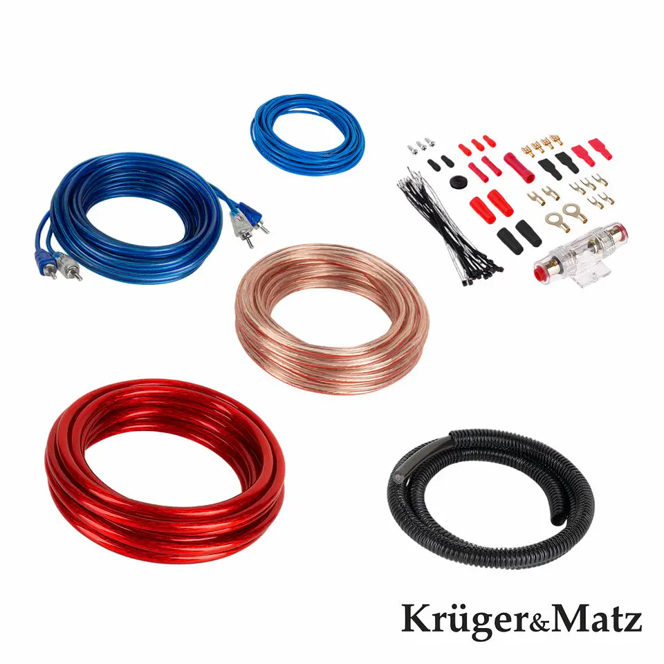 Kit De Cabos Completo P/ Amplificador/Colunas 60A 1