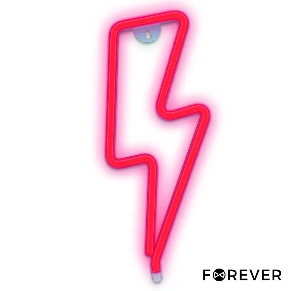Luz LED Neon Em Forma de Raio 1