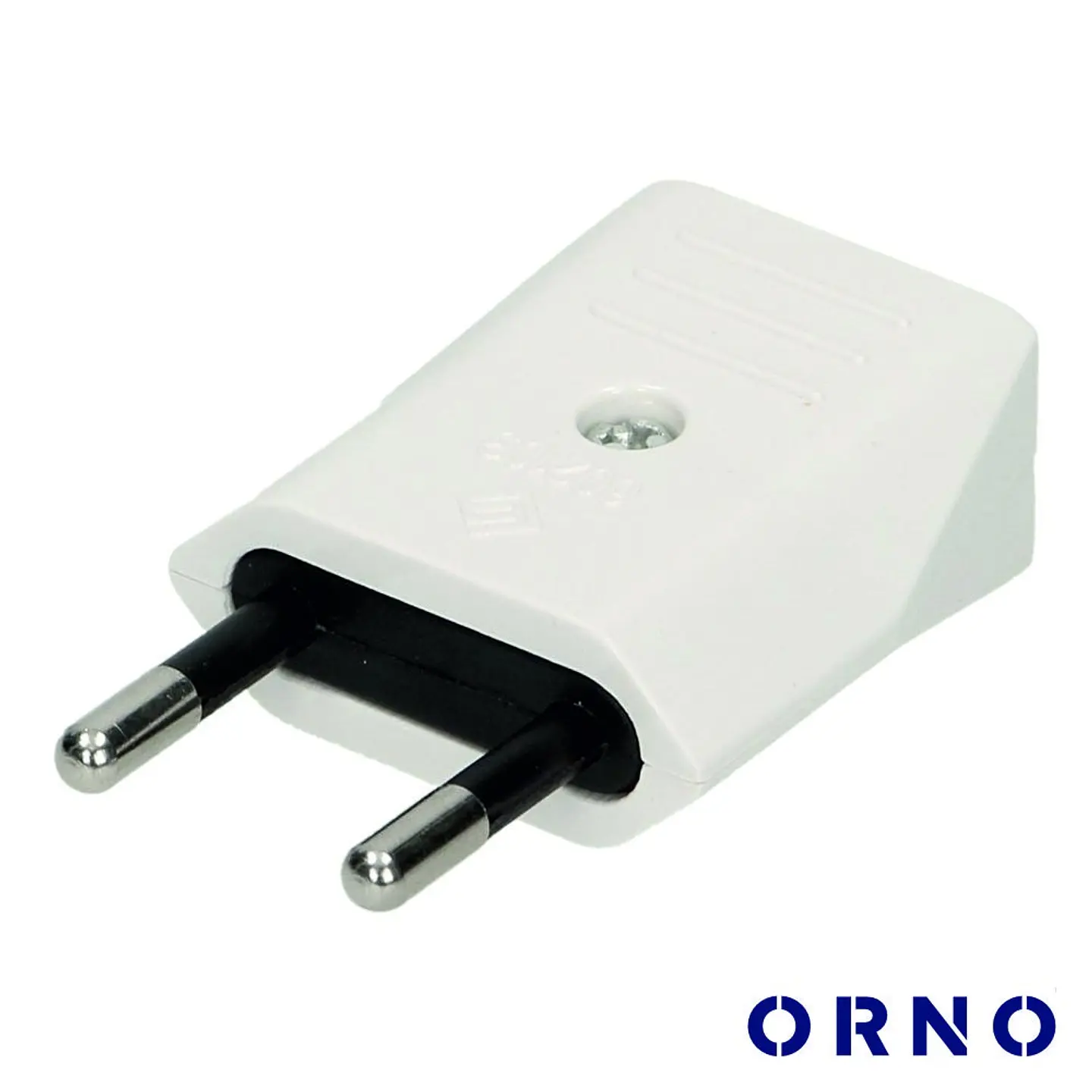 Ficha Schuko Macho 2.5A Branca ORNO 1