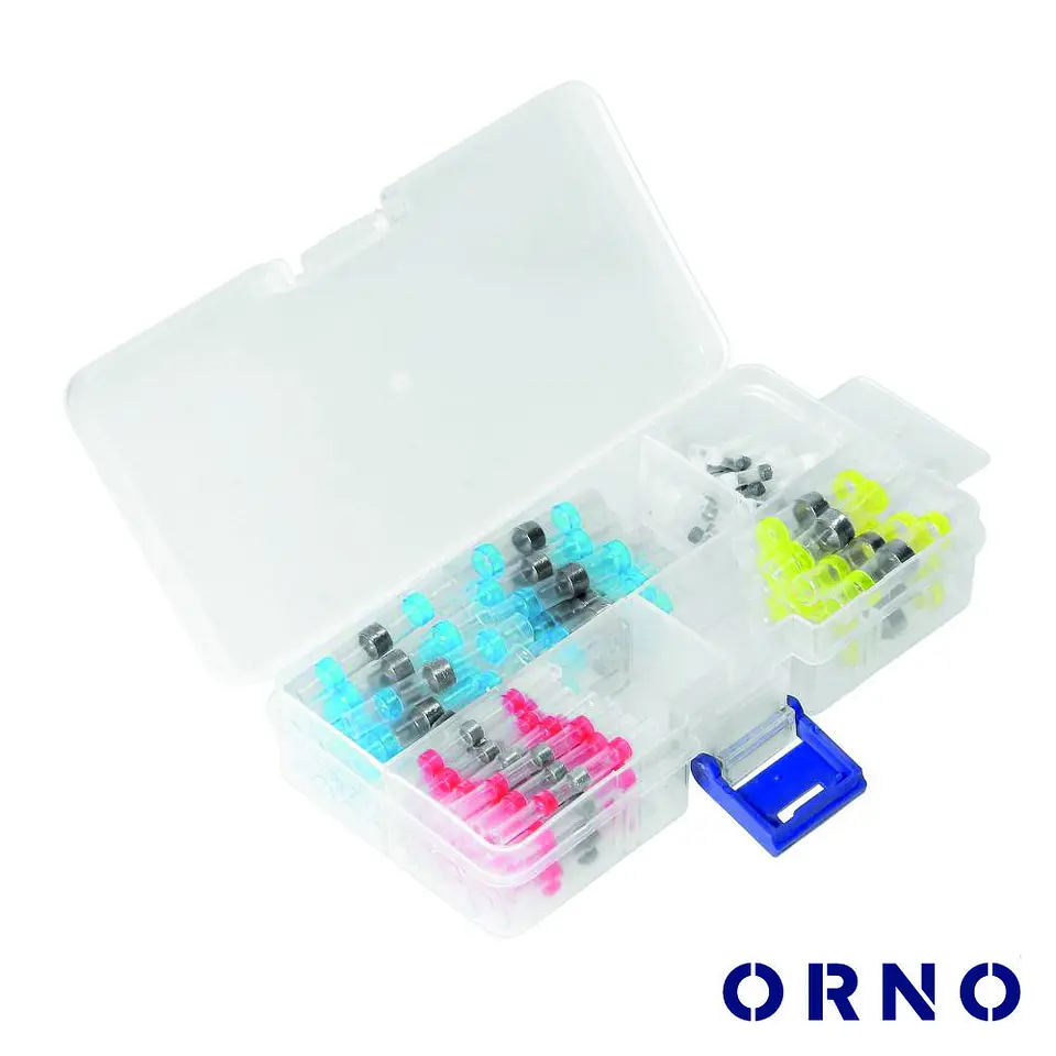 Conjunto 100 Uniões Termoretractil Com Solda 1.5-4.0mm2 ORNO 1