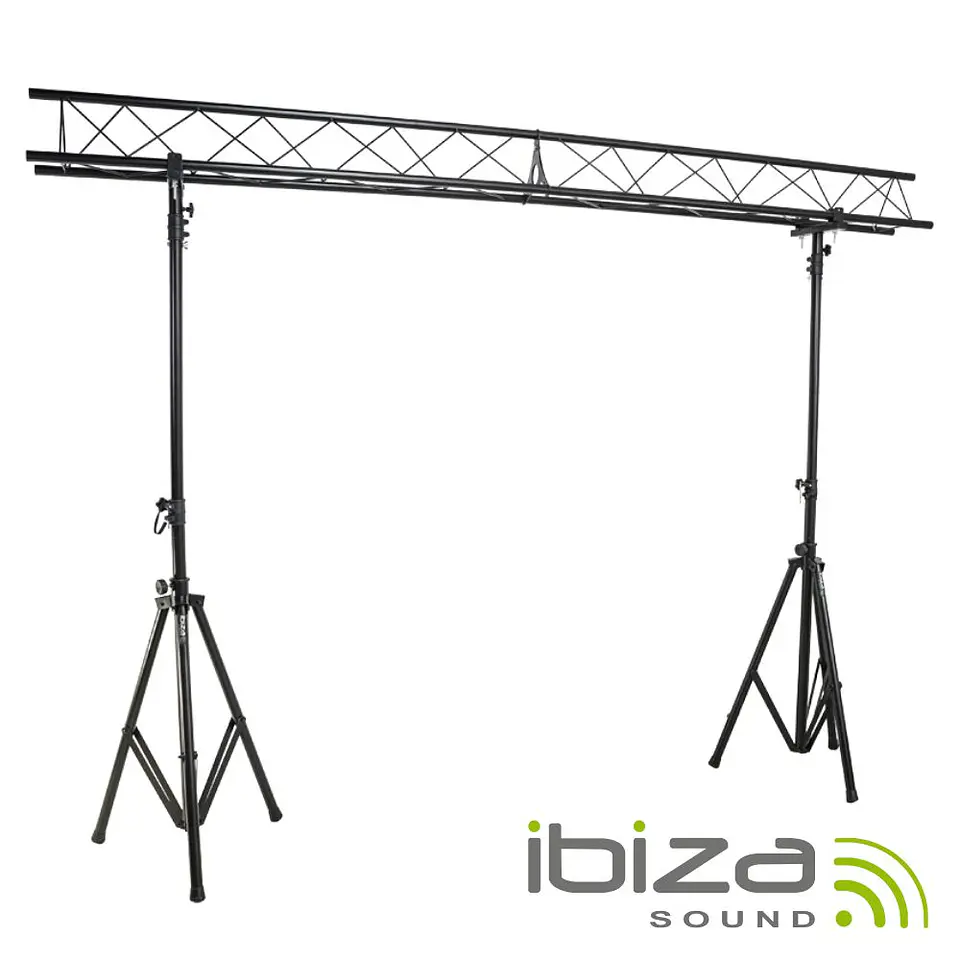 Suporte P/ Luzes 2 Barras 1.5-3m 12 Aparelhos IBIZA 1