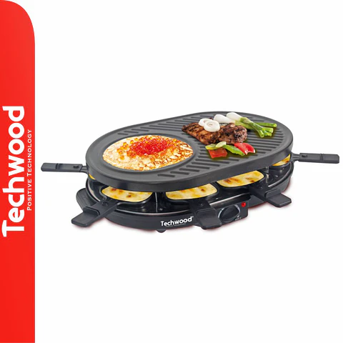 Grelhador Raclette 8 Pessoas 1400W TECHWOOD