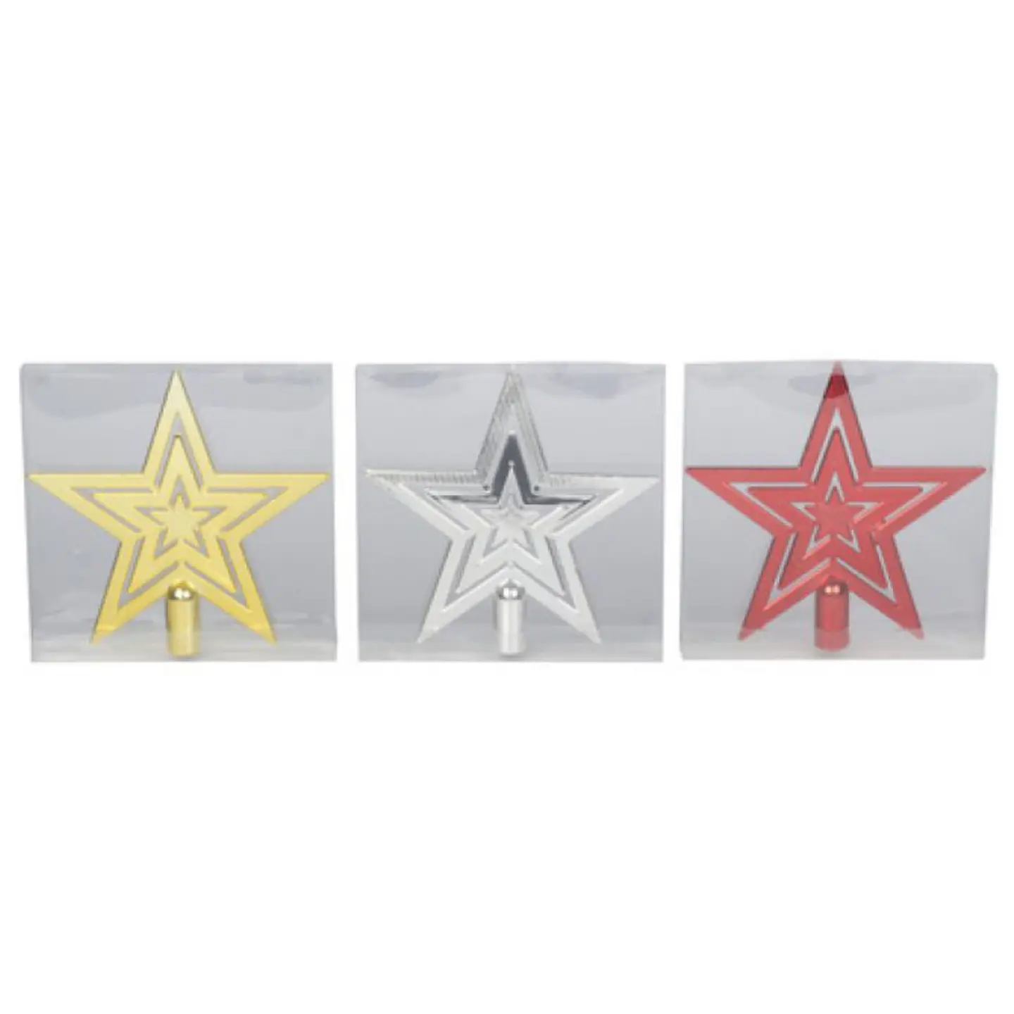 Estrela Decorativa P/ Árvore De Natal 21cm Cor Sortida 1