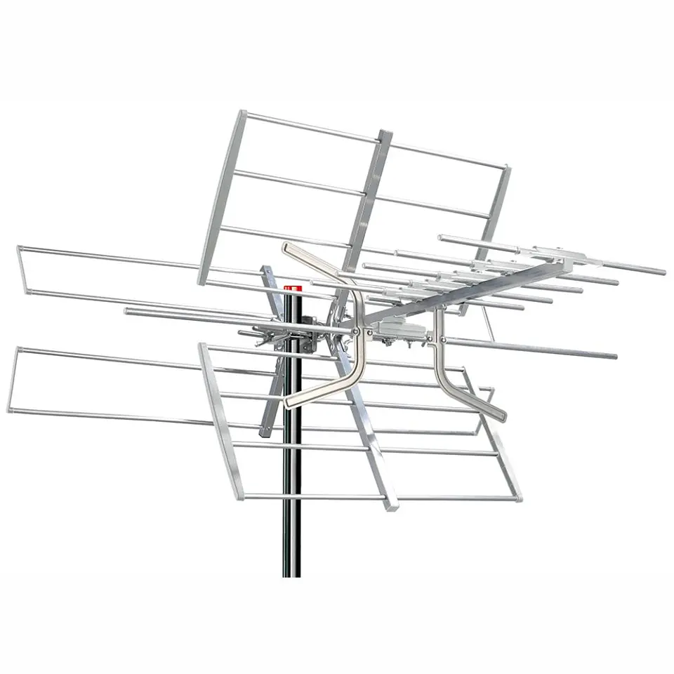 Antena Tdt Exterior VHF/UHF 20 Elementos 15db Filtro Lte 5G 1