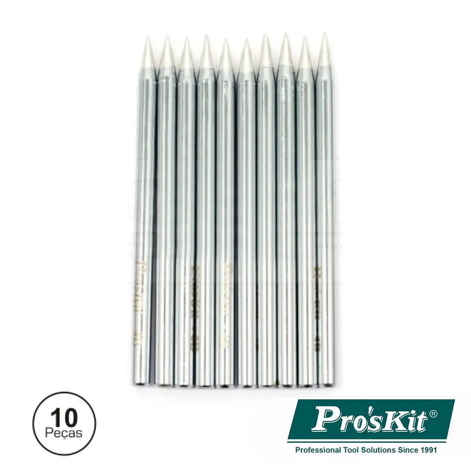 PONTA P/ FERRO SOLDAR 40W P/ SERIE 8PK-S120 10X PROSKIT 1