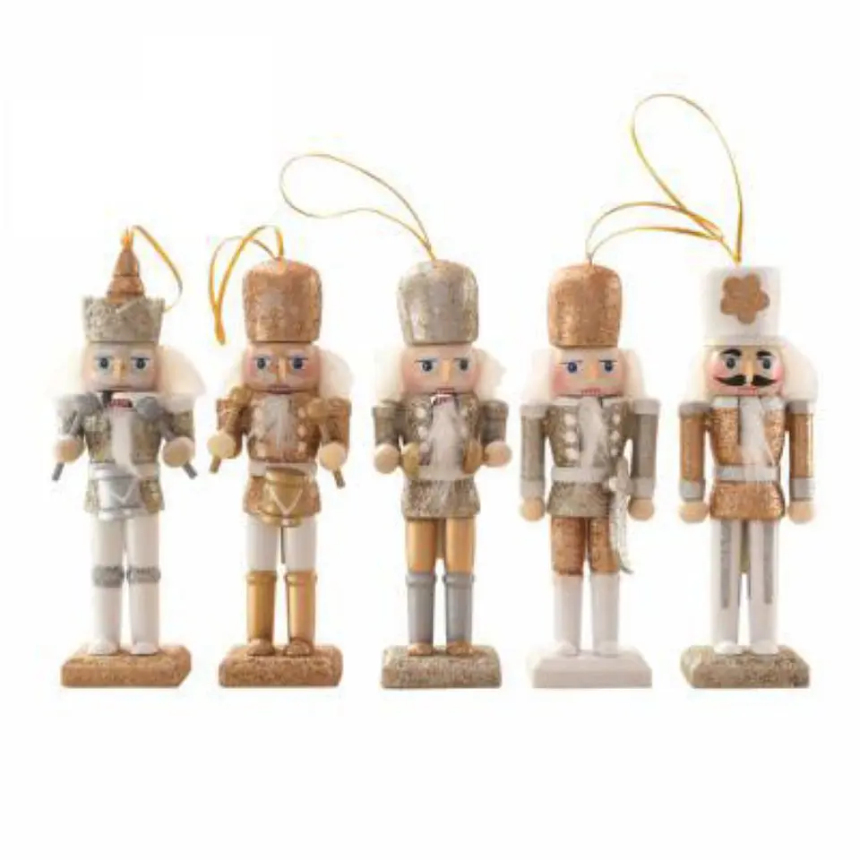 Conjunto de 5 Soldados Quebra-Nozes 13cm 1