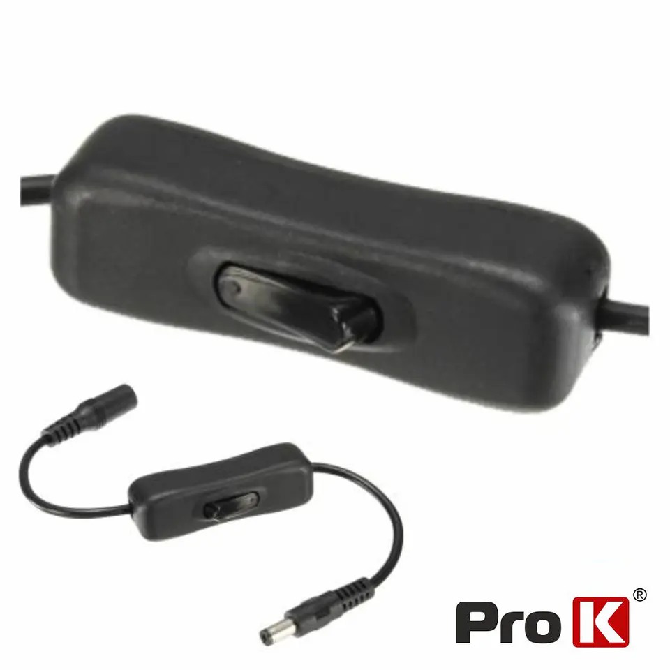 INTERRUPTOR DE PASSAGEM BIPOLAR C/ FICHA DC 5.5X2.1MM PROK 1