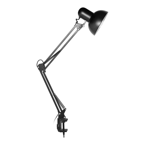 Candeeiro Secretária E27 60W Preto DEON VIRONE