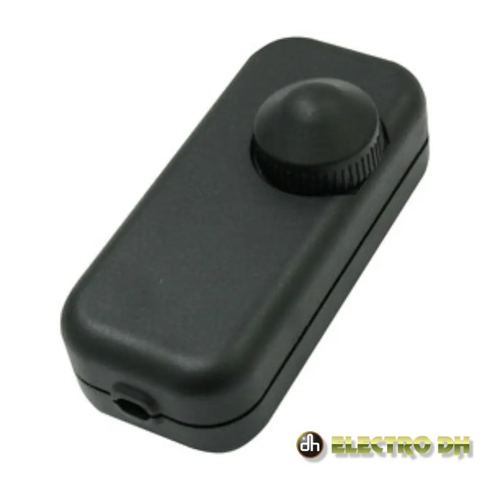 REGULADOR DE LUZ DIMMER 230V 5-100W PRETO 1