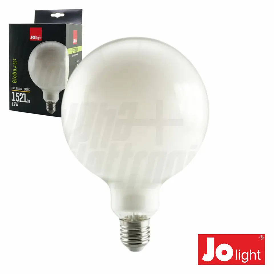 Lâmpada LED E27 Globo Filamento 12W 230V 2700K 1520lm JOLIGH 1