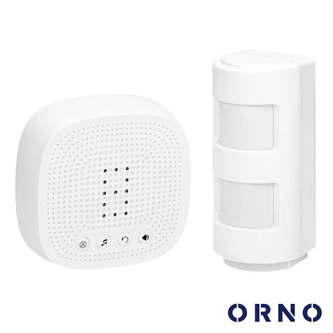 Alarme S/ Fios C/ Sirene E Sinal de Luz IP44 300m ORNO
