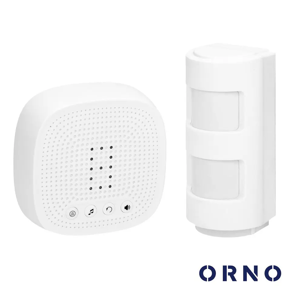 Alarme S/ Fios C/ Sirene E Sinal de Luz IP44 300m ORNO 1