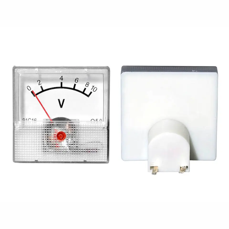 Voltímetro Analógico de Painel 10V DC 1