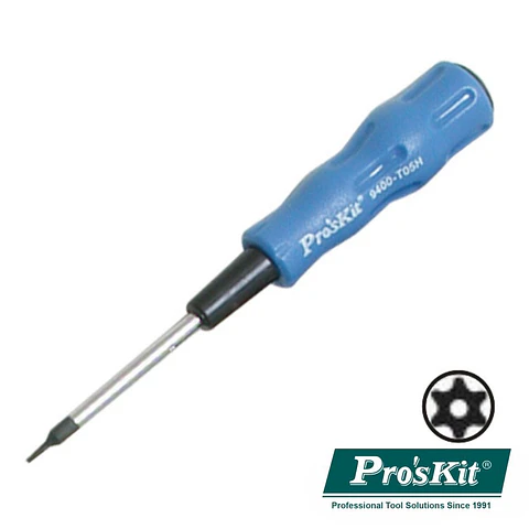 CHAVE TORX C/ FURO T05H 135MM PROSKIT