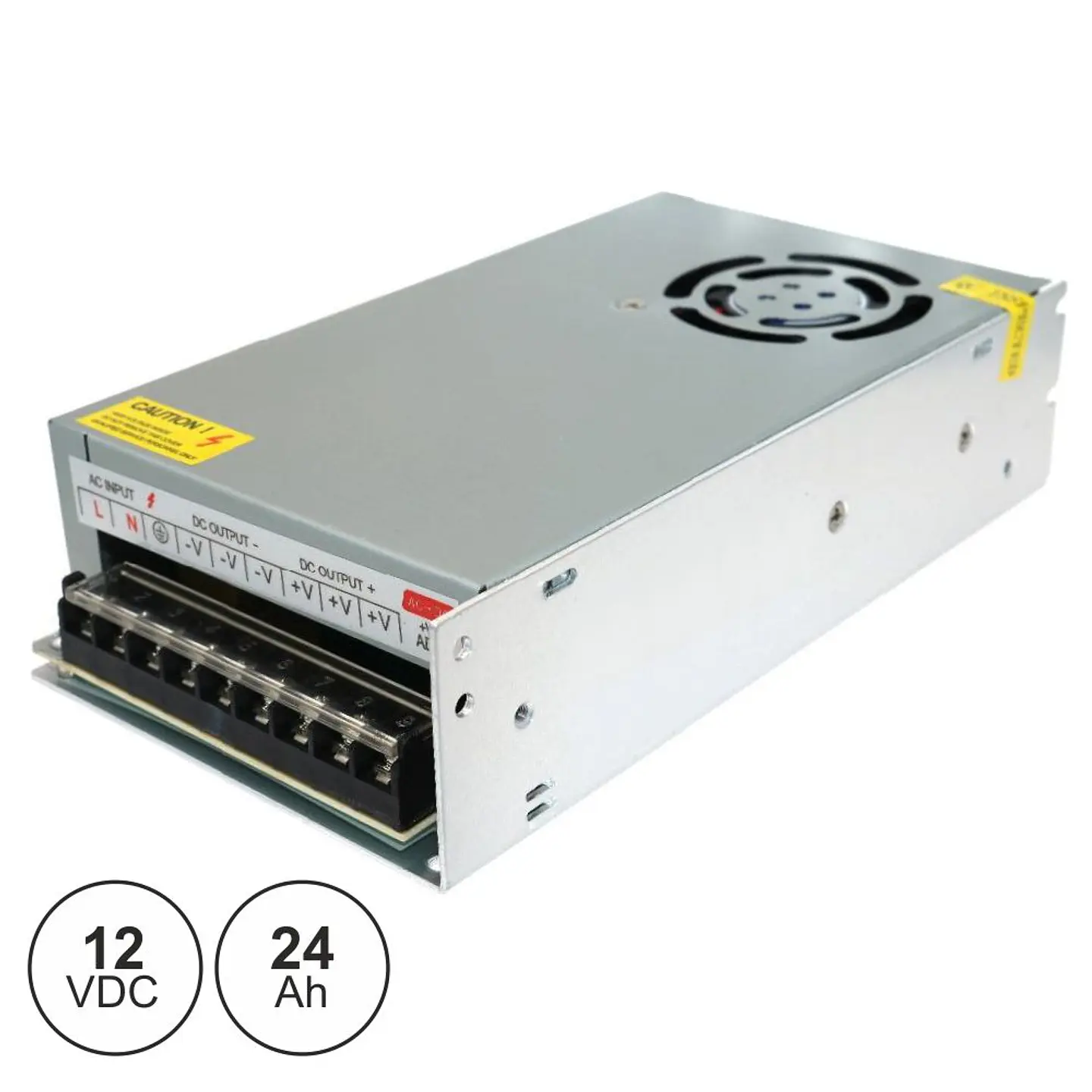 FONTE DE ALIMENTAÇÃO INDUSTRIAL 12V 300W 24A 1