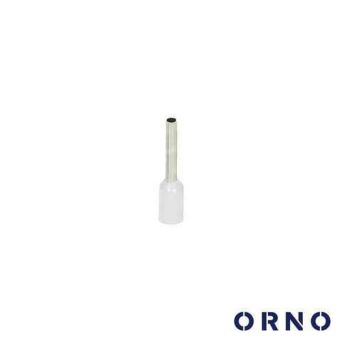 Terminal Ponteira Isolado 0.5mm 100x Branco ORNO