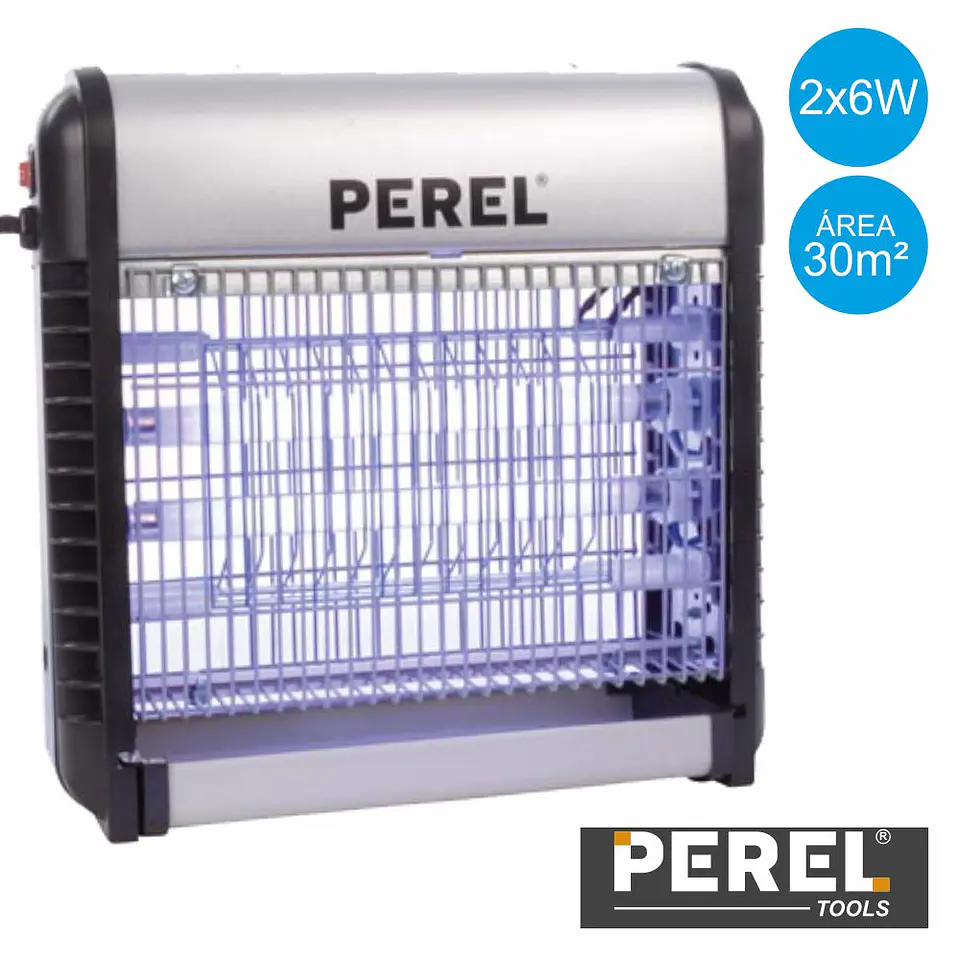 MOSQUITEIRO ELÉCTRICO 2X6W PEREL 1
