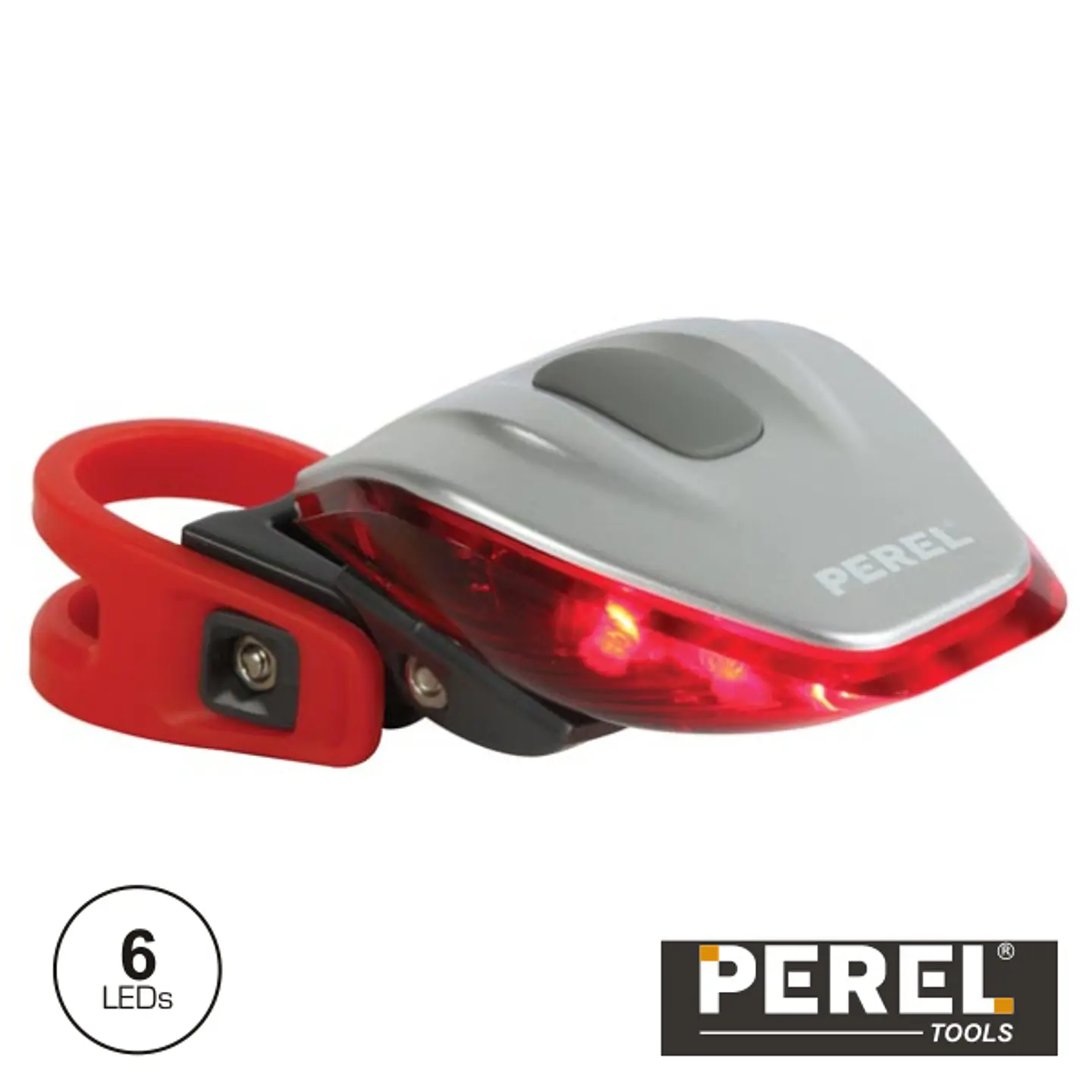 LUZ DE SEGURANÇA P/ BICICLETAS C/ 6 LEDS PEREL 1