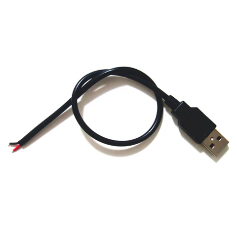 Cabo USB-A Macho / 2 Fios 1m