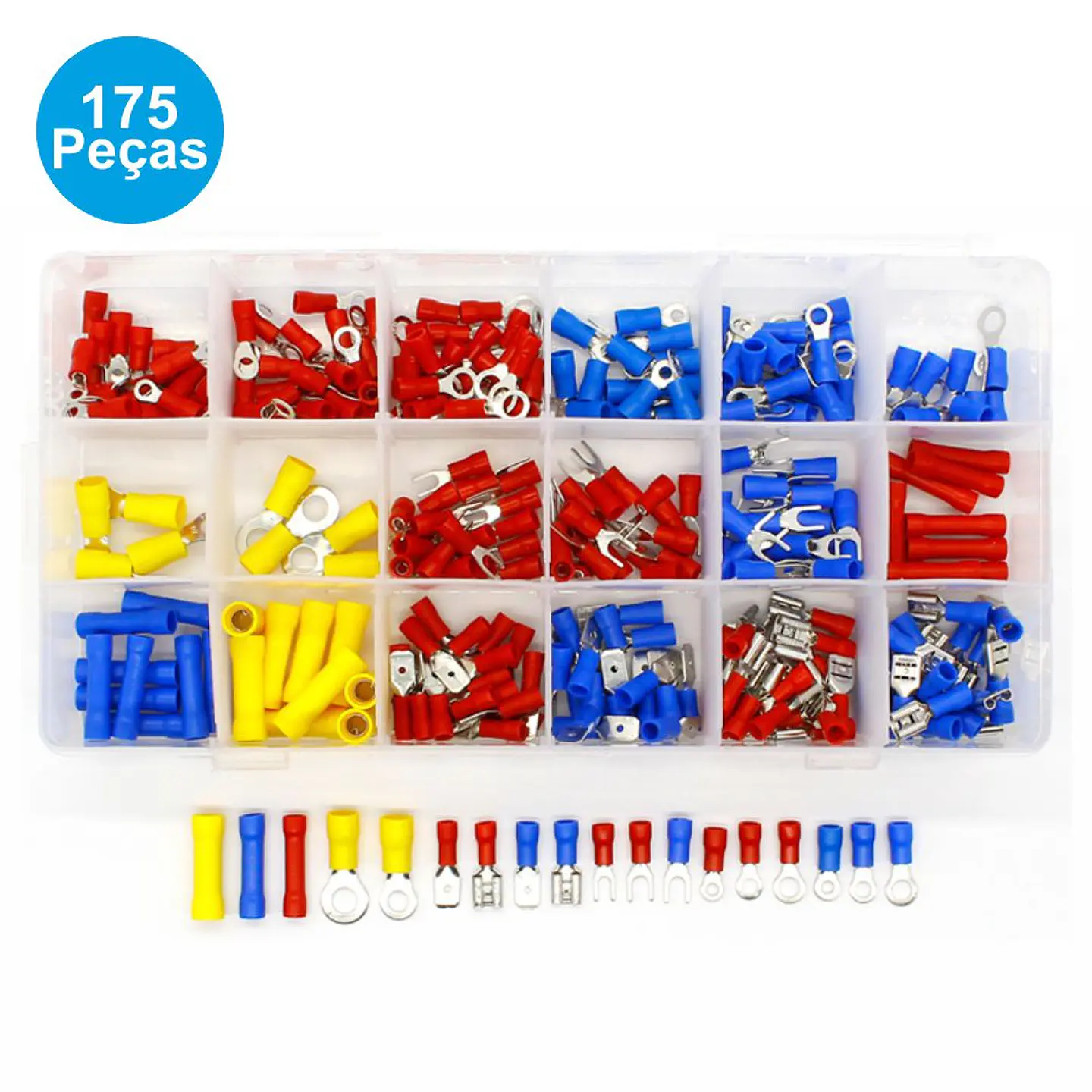 Conjunto De Terminais 175Pcs LANBERG 1