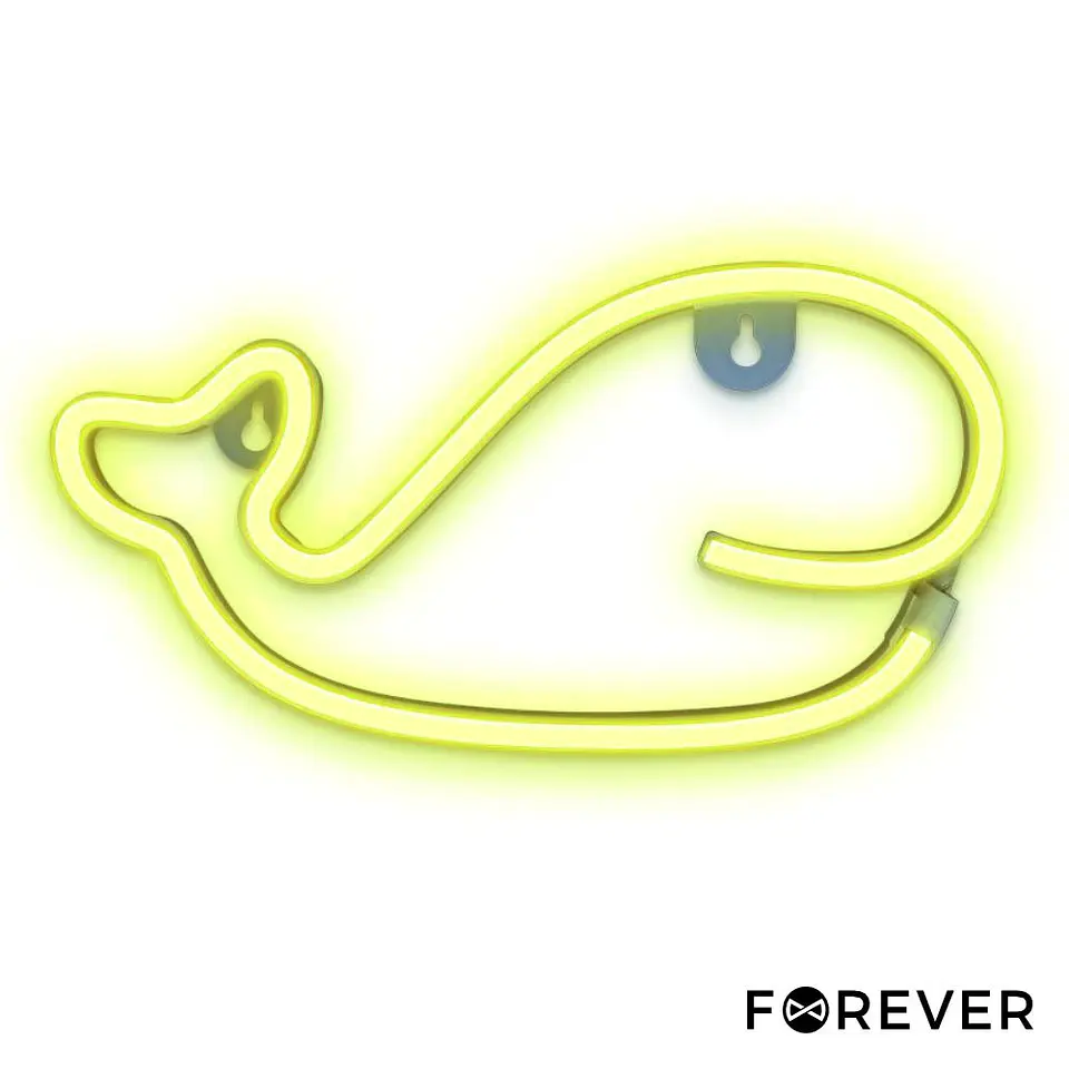 Luz LED Neon Em Forma de Baleia 1