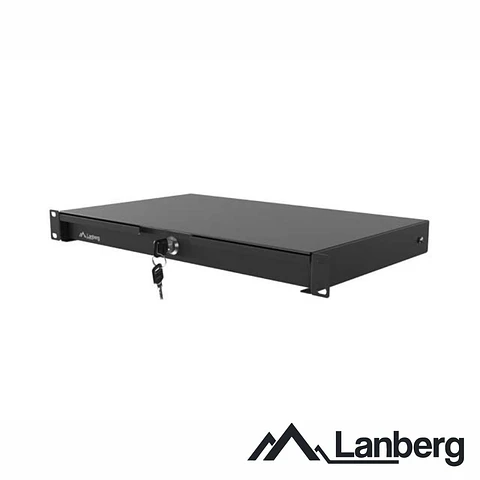 Gaveta C/ Fechadura P/ Bastidor / Rack 19" 1U LANBERG