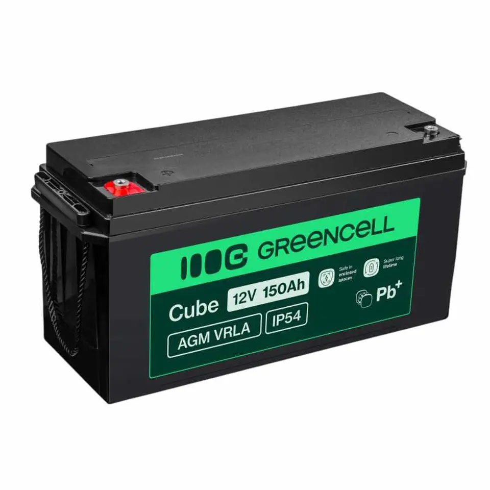 Bateria Chumbo Gel AGM 12V 150A GREEN CELL 1