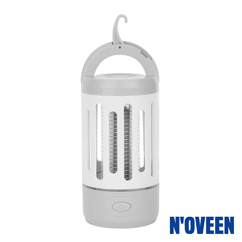 Mosquiteiro Elétrico Portátil 2 em 1 IP44 C/ Lanterna NOVEEN