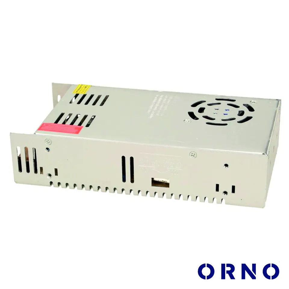 Fonte De Alimentação Industrial 12V 400W 33A ORNO 1