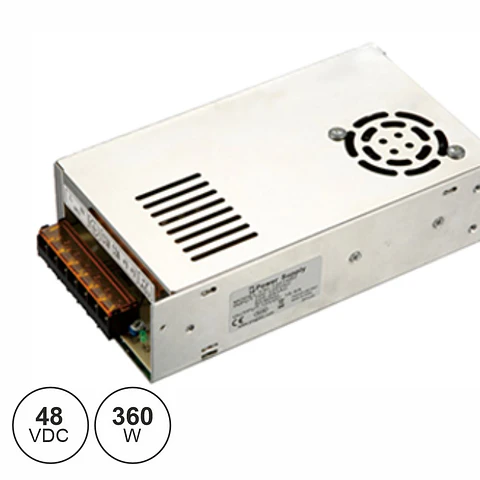 Fonte de Alimentação Industrial 48V 360W 7.5A