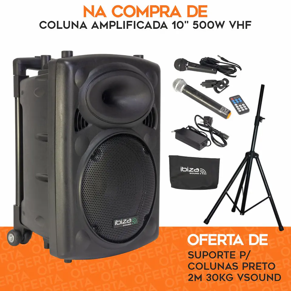PACK Coluna Amplificada 10