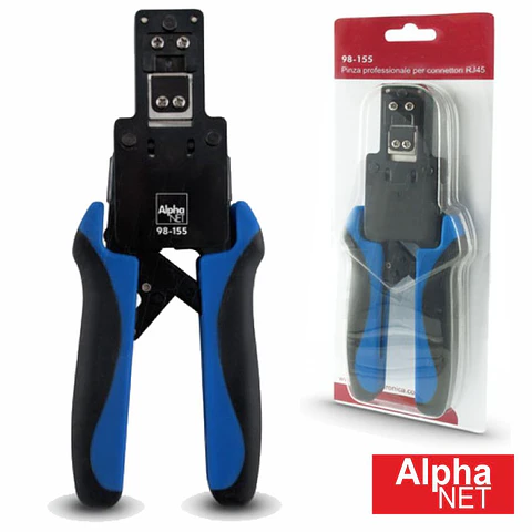 ALICATE DE CRAVAR 6P6C/6P4C/8P8C/RJ12/RJ45 PASSANTE ALPHANET