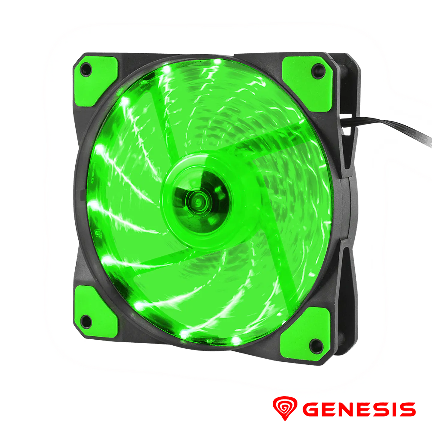 Cooler HYDRON 120 120mm Verde GENESIS 1