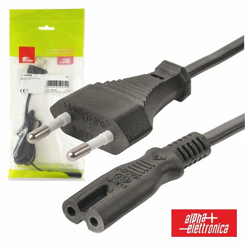 Cabo Alimentação AC Plano / Tipo 8 Iec C7 3m