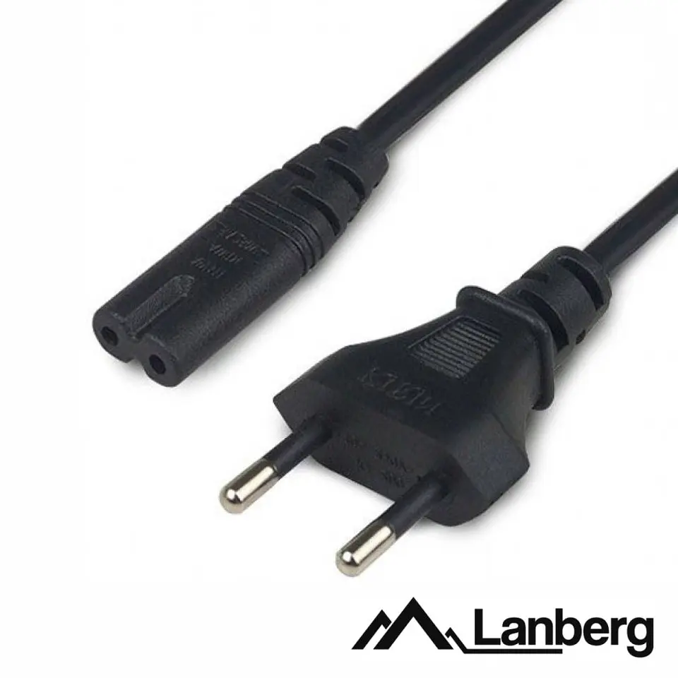 Cabo Alimentação AC Plano / Tipo 8 IEC C7 1.8m LANBERG 1
