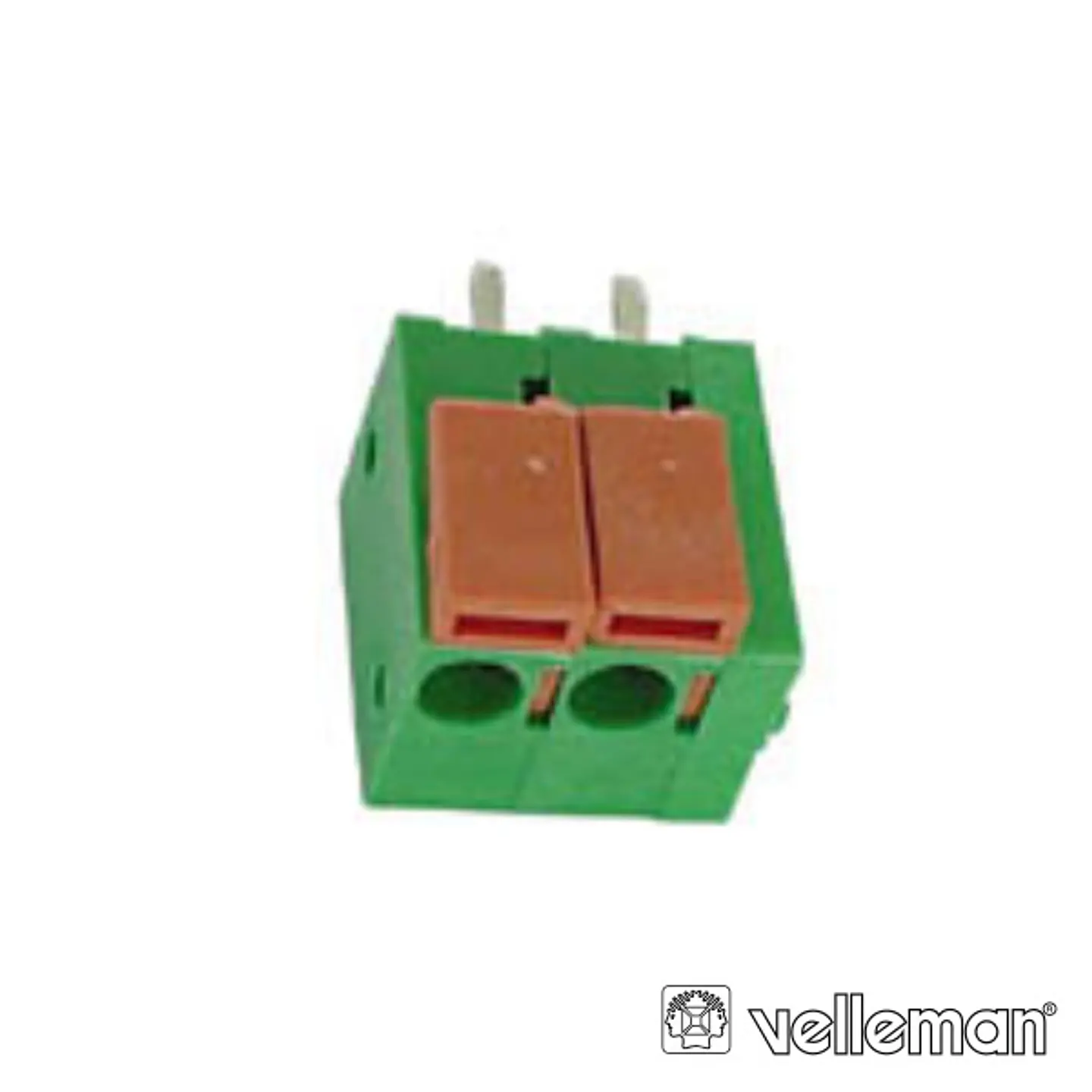 BLOCO DE TERMINAIS C/ 2P DE 5MM VELLEMAN 1