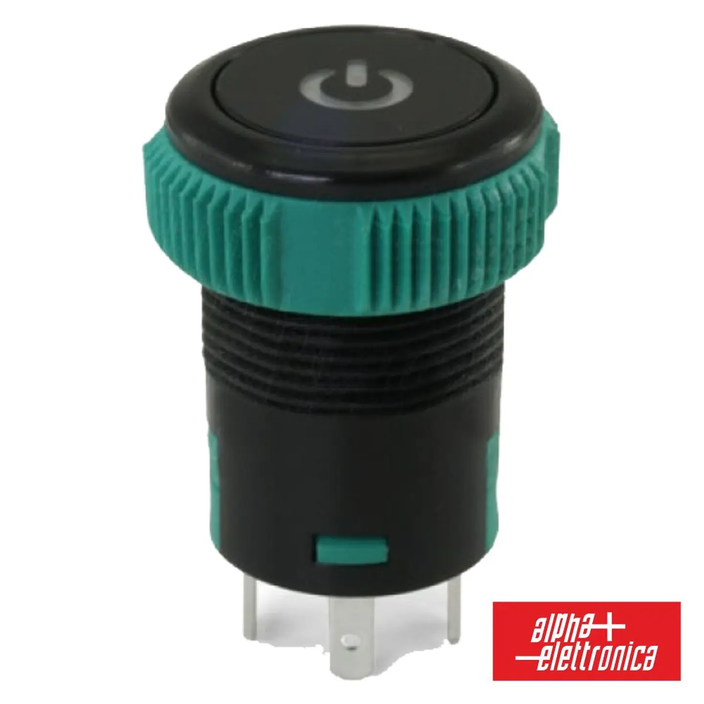 INTERRUPTOR REDONDO SPDT ON-OFF 12V C/ LUZ IP67 1